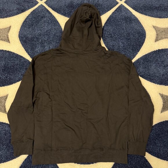 Palm Angels Green Neck Logo Black Hoodie Mens Large - Picture 4 of 4